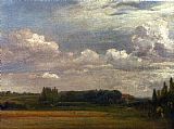 John Constable View Towards The Rectory painting
